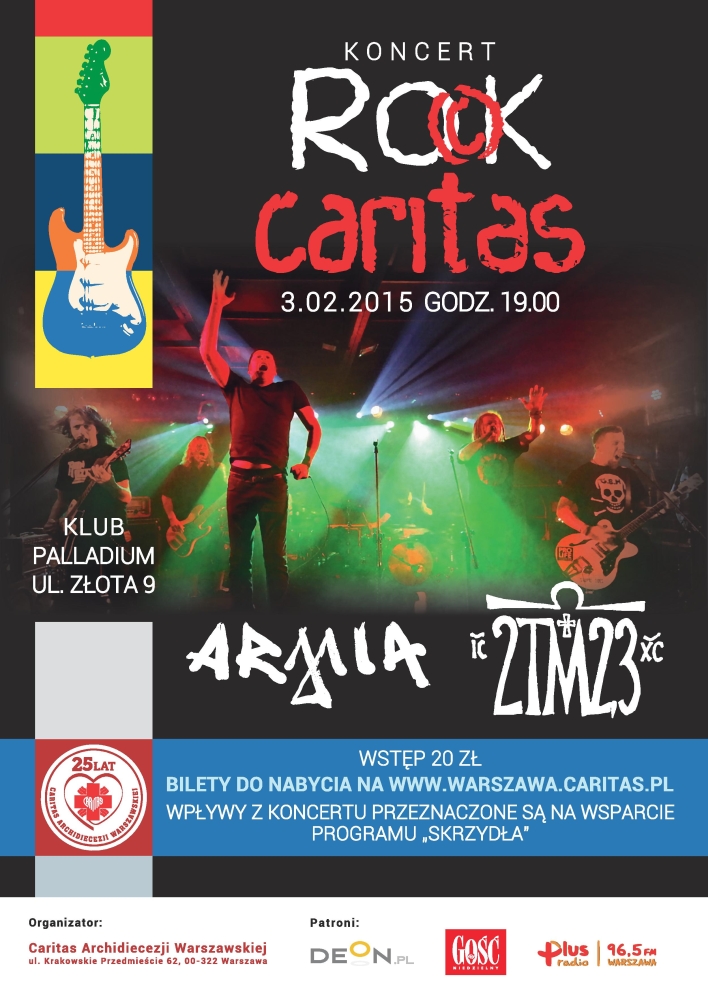 Ro(c)k Caritas - koncert w Warszawie
