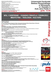 Ból i cierpienie PLAKAT 2016