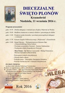 Diecezjalne Święto Plonów Krasnobród 2016